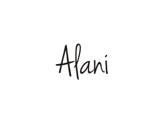 Alani logo design, concept 4