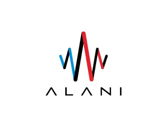 Alani logo design, concept 15
