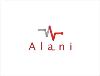 Alani logo design, concept 106