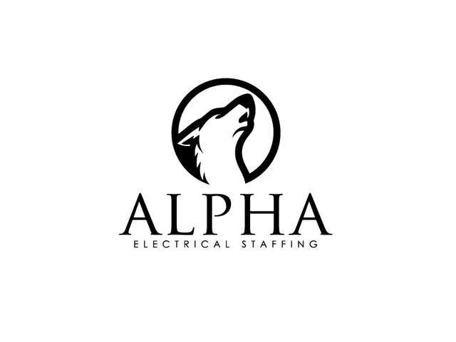 Alpha Electrical Staffing logo design, concept 12