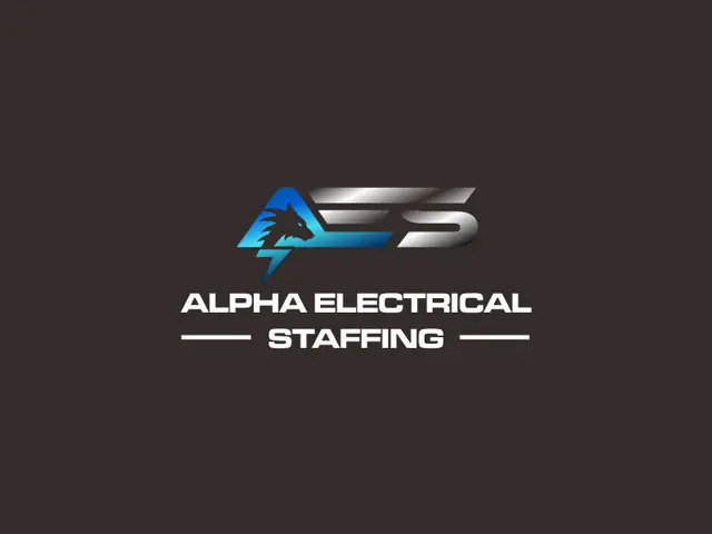 Alpha Electrical Staffing logo design, concept 13
