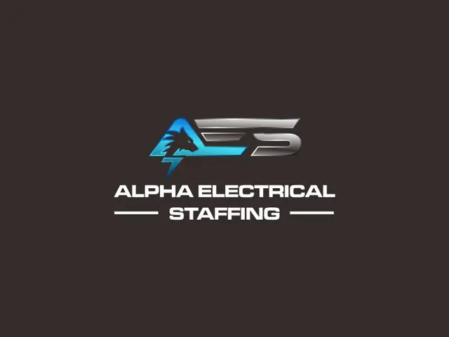 Alpha Electrical Staffing logo design, concept 14