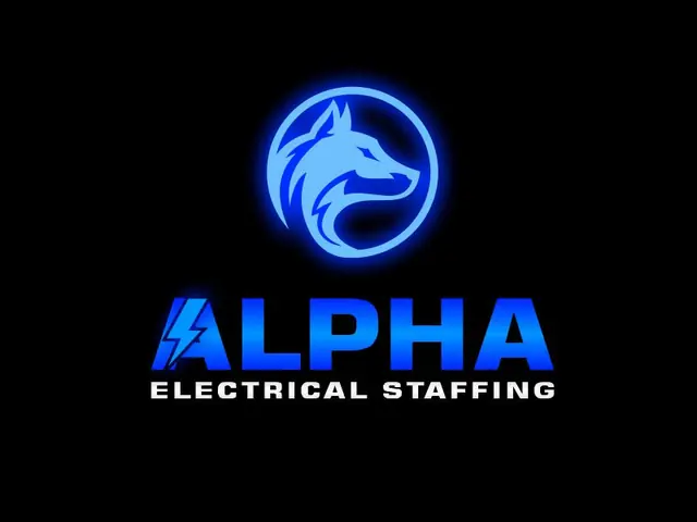 Alpha Electrical Staffing logo design, concept 25