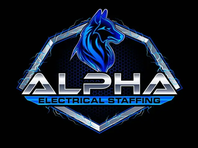 Alpha Electrical Staffing logo design, concept 31