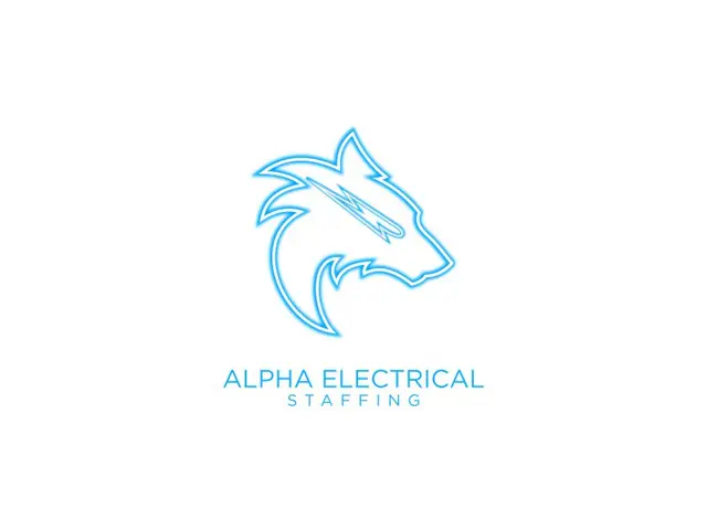 Alpha Electrical Staffing logo design, concept 32