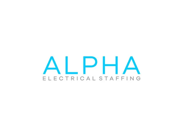 Alpha Electrical Staffing logo design, concept 35