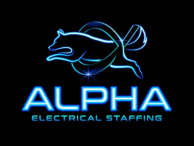Alpha Electrical Staffing logo design, concept 36