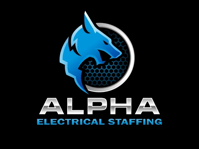 Alpha Electrical Staffing logo design, concept 49