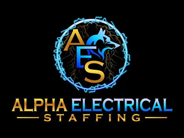 Alpha Electrical Staffing logo design, concept 53