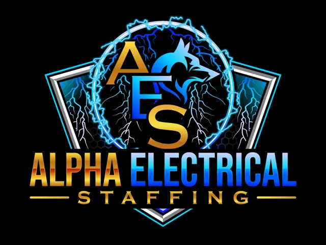 Alpha Electrical Staffing logo design, concept 54