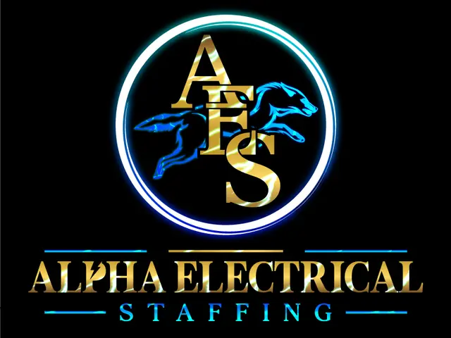 Alpha Electrical Staffing logo design, concept 59