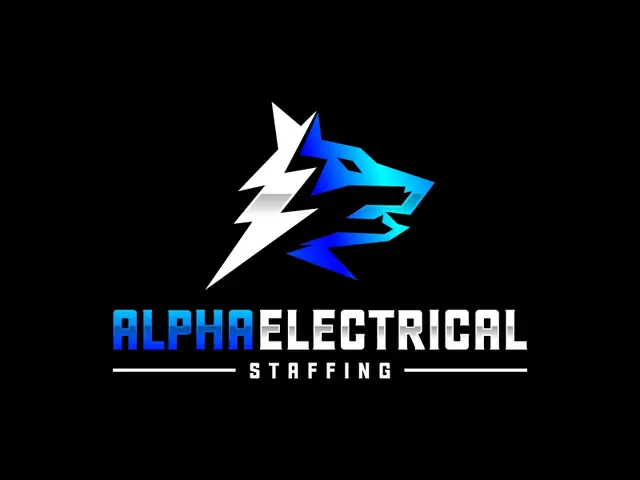 Alpha Electrical Staffing logo design, concept 73