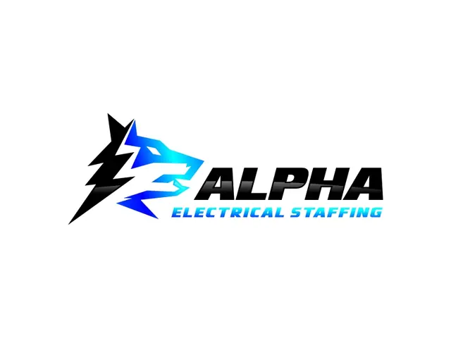 Alpha Electrical Staffing logo design, concept 77