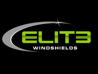 Elite Windshields logo design, concept 32