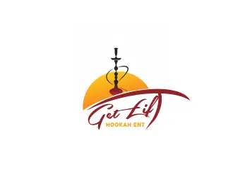 Get Lit Hookah Ent logo design, concept 18