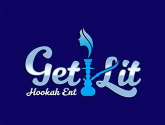 Get Lit Hookah Ent logo design, concept 30