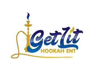 Get Lit Hookah Ent logo design, concept 31