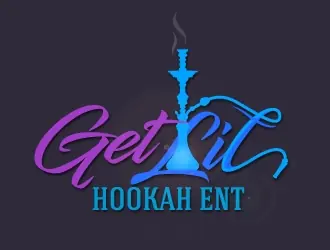 Get Lit Hookah Ent logo design, concept 32