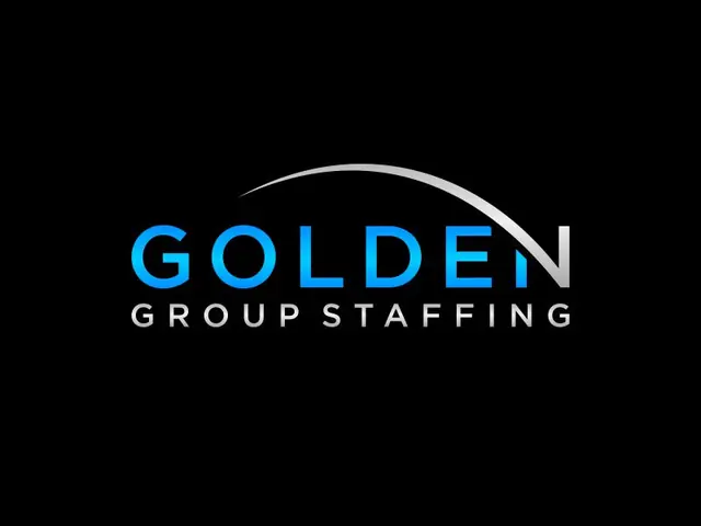 Golden Group Staffing logo design, concept 7