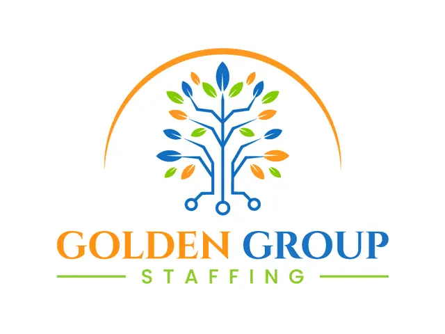 Golden Group Staffing logo design, concept 11