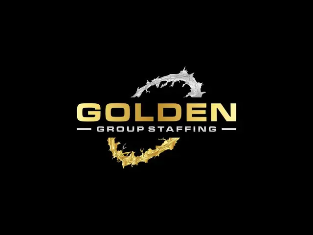 Golden Group Staffing logo design, concept 13