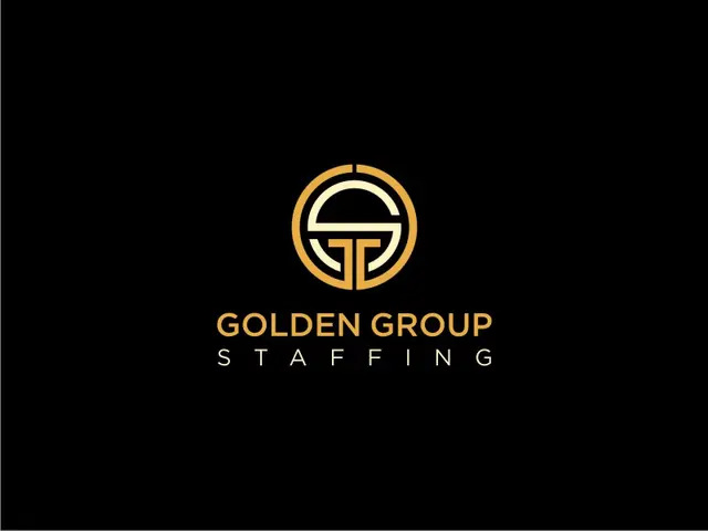 Golden Group Staffing logo design, concept 23