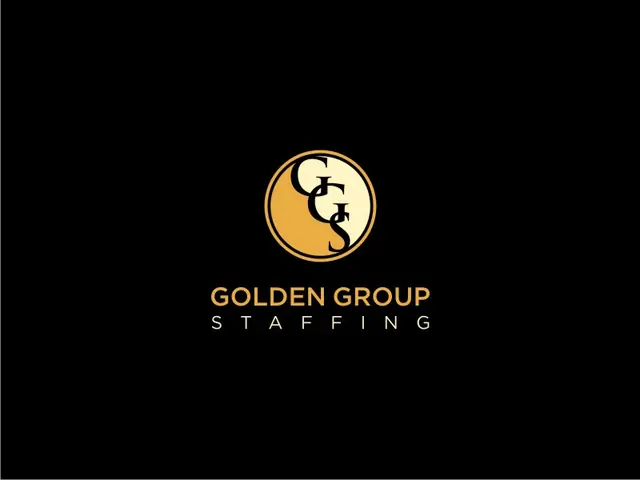 Golden Group Staffing logo design, concept 26