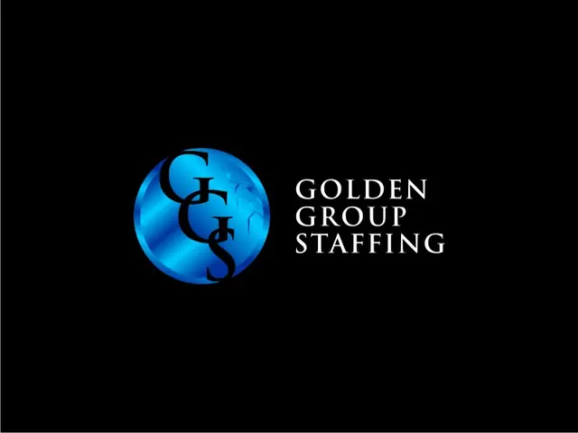 Golden Group Staffing logo design, concept 42
