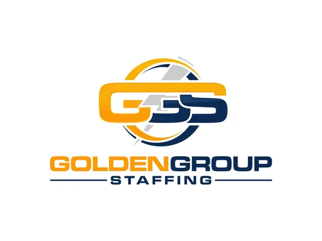 Golden Group Staffing logo design, concept 103