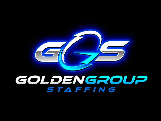Golden Group Staffing logo design, concept 106