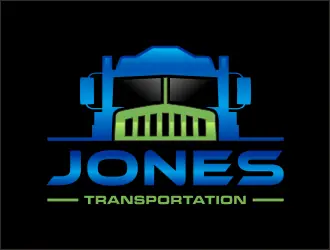 Jones Transportation logo design, concept 19