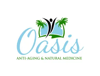 Oasis Anti-Aging logo design, concept 6