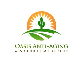 Oasis Anti-Aging logo design, concept 9