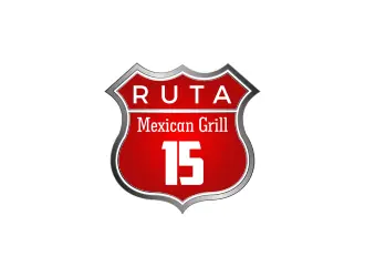Ruta 15 Mexican Grill logo design, concept 12
