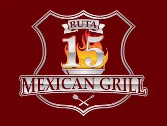 Ruta 15 Mexican Grill logo design, concept 23
