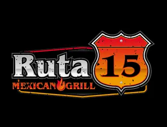Ruta 15 Mexican Grill logo design, concept 27