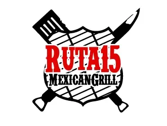 Ruta 15 Mexican Grill logo design, concept 33