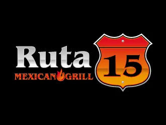 Ruta 15 Mexican Grill logo design, concept 34