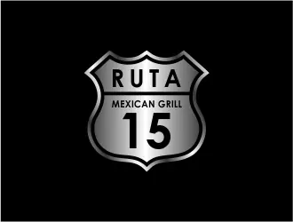 Ruta 15 Mexican Grill logo design, concept 40