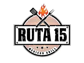 Ruta 15 Mexican Grill logo design, concept 48