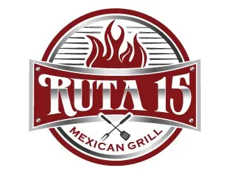 Ruta 15 Mexican Grill logo design, concept 67