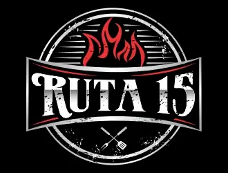 Ruta 15 Mexican Grill logo design, concept 73