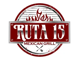 Ruta 15 Mexican Grill logo design, concept 80